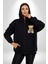 Tatlı Rehine Oyuncak Ayı Kadın Erkek Baskılı Fermuarlı Kapüşonlu Hırka Sweatshirt 4
