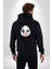 Panda Tatlı Ayıcık Dövmeli Kadın Erkek Baskılı Fermuarlı Kapüşonlu Hırka Sweatshirt 3