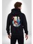 Harley Quinn Joker Kraliçe Poker Kart Kadın Erkek Baskılı Fermuarlı Kapüşonlu Hırka Sweatshirt 5