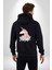 Çiçekler Içinde Unicorn Kadın Erkek Baskılı Fermuarlı Kapüşonlu Hırka Sweatshirt 3