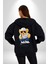 Hedefin Peşindeyim Golfçü Oyuncak Ayı Kadın Erkek Baskılı Fermuarlı Kapüşonlu Hırka Sweatshirt 3