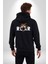 Kükreyen Kaplan Roar Kadın Erkek Baskılı Fermuarlı Kapüşonlu Hırka Sweatshirt 3