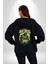 Zombi Dehşet Günleri Kadın Erkek Baskılı Fermuarlı Kapüşonlu Hırka Sweatshirt 5