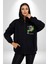 Gelecek Burada Modern Eller Kadın Erkek Baskılı Fermuarlı Kapüşonlu Hırka Sweatshirt 2