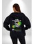 Gelecek Burada Modern Eller Kadın Erkek Baskılı Fermuarlı Kapüşonlu Hırka Sweatshirt 5