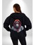 Kapşonlu Goril Sokak Tarzı Kadın Erkek Baskılı Fermuarlı Kapüşonlu Hırka Sweatshirt 5