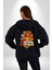 Gryfindor Aslan Logo Kadın Erkek Baskılı Fermuarlı Kapüşonlu Hırka Sweatshirt 5