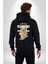 Snowboard Yapan Oyuncak Ayı Kadın Erkek Baskılı Fermuarlı Kapüşonlu Hırka Sweatshirt 3
