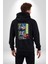 Düellocu Neon Karakter Yetenekler Kadın Erkek Baskılı Fermuarlı Kapüşonlu Hırka Sweatshirt 5