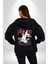 Barış Güvercini Old School Kadın Erkek Baskılı Fermuarlı Kapüşonlu Hırka Sweatshirt 3