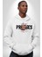 Yumruk Sözünü Unutma Hayatını Koru Kadın Erkek Baskılı Üç Iplik Beyaz Kapüşonlu Hodie Sweatshirt 3