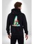 Sörf Yapana Oyuncak Ayı Kadın Erkek Baskılı Fermuarlı Kapüşonlu Hırka Sweatshirt 3