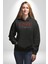 Aşk Hayatı Tatlı Kılan Gizli Bileşendir Kadın Erkek Baskılı Üç Iplik Siyah Kapüşonlu Hodie Sweatshirt 2