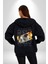 Önemli Olan Para Değil Iskelet Dolar Kadın Erkek Baskılı Fermuarlı Kapüşonlu Hırka Sweatshirt 3