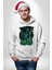 Ölüm Sessizliği Azrail Iskelet Adam Kadın Erkek Baskılı Üç Iplik Beyaz Kapüşonlu Hodie Sweatshirt 2