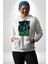 Ölüm Sessizliği Azrail Iskelet Adam Kadın Erkek Baskılı Üç Iplik Beyaz Kapüşonlu Hodie Sweatshirt 3