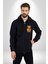 Sensörlü Suçlu Oyuncak Ayı Kadın Erkek Baskılı Fermuarlı Kapüşonlu Hırka Sweatshirt 1