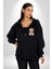Tatlış Oyuncak Ayı Sarılması Kadın Erkek Baskılı Fermuarlı Kapüşonlu Hırka Sweatshirt 4