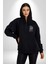 Kaykay Süren Iskelet Adam Kadın Erkek Baskılı Fermuarlı Kapüşonlu Hırka Sweatshirt 2