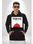 Tokyo Japonya Dünyanın En Geniş Şehri Kadın Erkek Baskılı Üç Iplik Siyah Kapüşonlu Hodie Sweatshirt 5