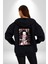 Demon Slayer Nezuko Kamado Anime Kadın Erkek Baskılı Fermuarlı Kapüşonlu Hırka Sweatshirt 3