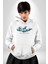 Büyük Japon Dalgaları Kadın Erkek Baskılı Üç Iplik Beyaz Kapüşonlu Hodie Sweatshirt 1