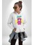 Ben Havalıyım Oyuncak Ayı Kadın Erkek Baskılı Üç Iplik Beyaz Kapüşonlu Hodie Sweatshirt 3