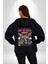 Yuvarlanmaya Devam Et Bisiklet Iskelet Kadın Erkek Baskılı Fermuarlı Kapüşonlu Hırka Sweatshirt 3