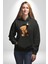 Kral Olmak Için Doğdum Oyuncak Ayı Kadın Erkek Baskılı Üç Iplik Siyah Kapüşonlu Hodie Sweatshirt 5