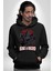 Sokak Tarzı Kraken Yüksel ve Eziyet Et Kadın Erkek Baskılı Üç Iplik Siyah Kapüşonlu Hodie Sweatshirt 2