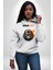Muhammed Ali Ben En Büyüğüm Kadın Erkek Baskılı Üç Iplik Beyaz Kapüşonlu Hodie Sweatshirt 2