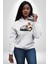 Yarış Ekibi Yarışçı Oyuncak Ayı Kadın Erkek Baskılı Üç Iplik Beyaz Kapüşonlu Hodie Sweatshirt 3