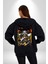 Gemi Düşmanı Savaşçı Kraken Kadın Erkek Baskılı Fermuarlı Kapüşonlu Hırka Sweatshirt 3