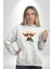 Dobby Tatlı Cüce Kadın Erkek Baskılı Üç Iplik Beyaz Kapüşonlu Hodie Sweatshirt 1