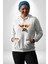 Dobby Tatlı Cüce Kadın Erkek Baskılı Üç Iplik Beyaz Kapüşonlu Hodie Sweatshirt 3