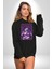 Bebek Roma Antik Heykel Her Nefes Kadın Erkek Baskılı Üç Iplik Siyah Kapüşonlu Hodie Sweatshirt 5