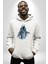 Ruh Emici Saldırgan Hayalet Kadın Erkek Baskılı Üç Iplik Beyaz Kapüşonlu Hodie Sweatshirt 1