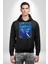 Nefes Al Okyanus Balina Deniz Canlısı Kadın Erkek Baskılı Üç Iplik Siyah Kapüşonlu Hodie Sweatshirt 3