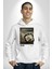 Açık Denizlerde Bir Gemi Kadın Erkek Baskılı Üç Iplik Beyaz Kapüşonlu Hodie Sweatshirt 3