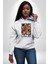 Japon Koi Balığı Efsane Balık Kadın Erkek Baskılı Üç Iplik Beyaz Kapüşonlu Hodie Sweatshirt 3