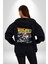 Geleceğe Dönüş Efsane Arabası Kadın Erkek Baskılı Fermuarlı Kapüşonlu Hırka Sweatshirt 3