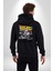 Geleceğe Dönüş Efsane Arabası Kadın Erkek Baskılı Fermuarlı Kapüşonlu Hırka Sweatshirt 5