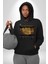 Sefaletin Sonu Orta Çağ Kadın Erkek Baskılı Üç Iplik Siyah Kapüşonlu Hodie Sweatshirt 2