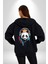 Kulaklıklı Tatlı Havalı Panda Kadın Erkek Baskılı Fermuarlı Kapüşonlu Hırka Sweatshirt 5