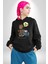 I Am Groot Kaset Çalar Müzik Kadın Erkek Baskılı Üç Iplik Siyah Kapüşonlu Hodie Sweatshirt 3