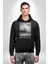 Denizkıran Gemi Haberleri Kadın Erkek Baskılı Üç Iplik Siyah Kapüşonlu Hodie Sweatshirt 5