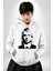 Kurt Cobain Nirvana Gitarist Kadın Erkek Baskılı Üç Iplik Beyaz Kapüşonlu Hodie Sweatshirt 5