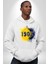 Sarı Lacivert Kuruluş Tarihi Şanlı Kadın Erkek Baskılı Üç Iplik Beyaz Kapüşonlu Hodie Sweatshirt 4
