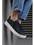 Knack Sneakers Ayakkabı 010 Siyah (Beyaz Taban) 2