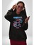 Isimsiz Oyuncak Ayı Kadın Erkek Baskılı Üç Iplik Siyah Kapüşonlu Hodie Sweatshirt 1